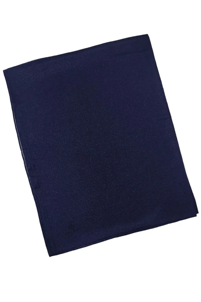 Mısırlı Eşarpları Düz Renk Simli Kristal Şifon Şal - Resim 3