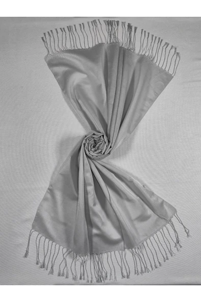 Mısırlı Eşarpları Düz Renk Koza Şal - Resim 2