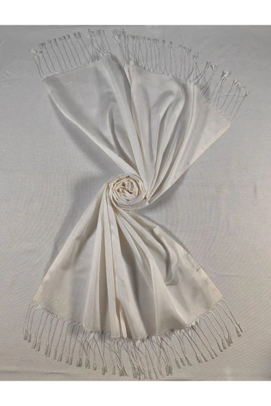 Mısırlı Eşarpları Düz Renk Koza Şal - Resim 2