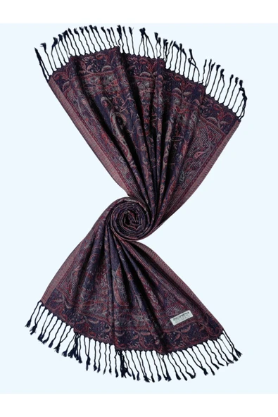 Işıl İpek - Etnik Desen Paşmina Şal 75x190 - 3