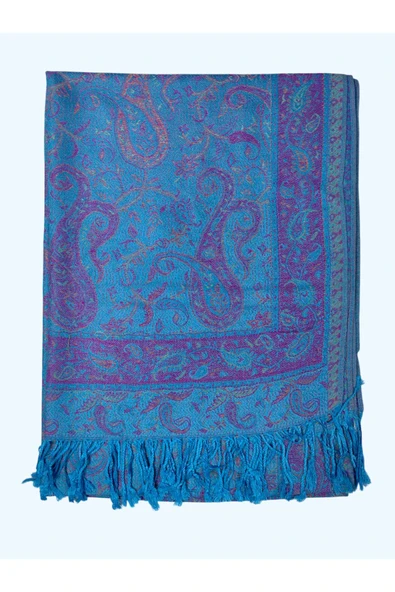 Işıl İpek - Etnik Desen Paşmina Şal 75x190 - Resim 4