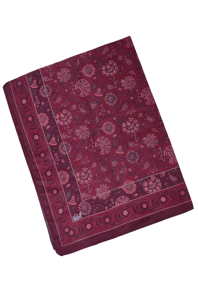 Enba Etnik Desenli Soft Pamuklu Şal 75x190 cm - Resim 2