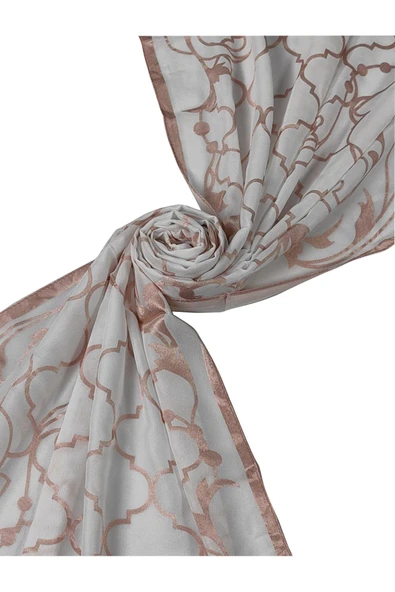 Mısırlı Eşarpları Devore Etnik Desen Şal - 3