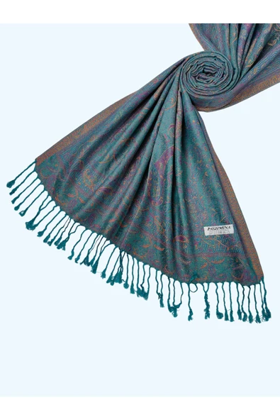 Işıl İpek - Etnik Desen Paşmina Şal 75x190 - 1