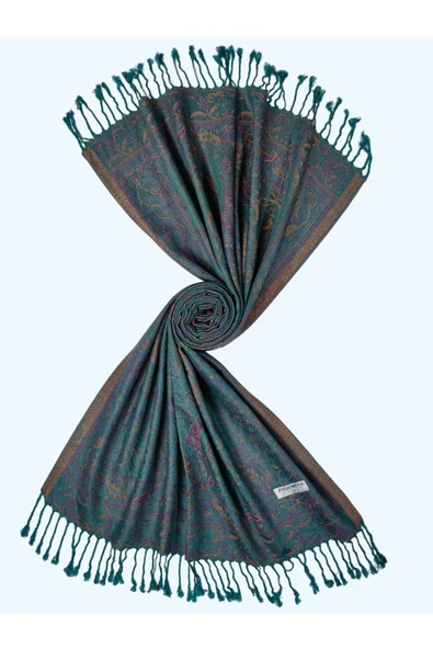 Işıl İpek - Etnik Desen Paşmina Şal 75x190 - 3