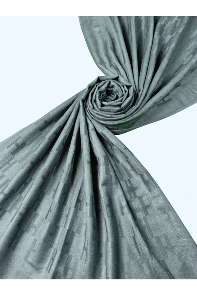 Işıl İpek - H Desen Kaşmir İpek Şal 75x190 cm - Resim 3