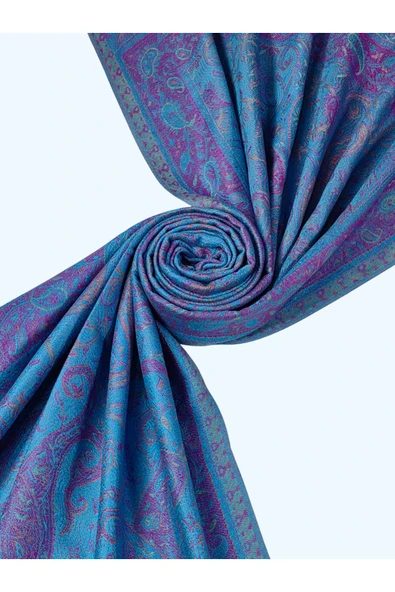 Işıl İpek - Etnik Desen Paşmina Şal 75x190 - Resim 3