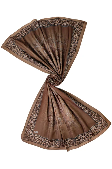 Enba Etnik Desenli Soft Pamuklu Şal 75x190 cm - 4