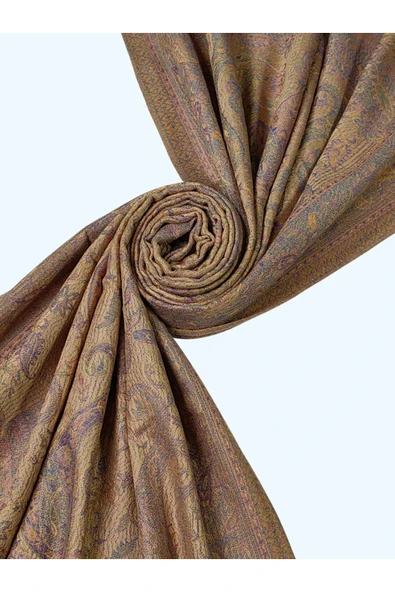 Işıl İpek - Etnik Desen Paşmina Şal 75x190 - 4