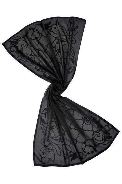 Mısırlı Eşarpları Devore Etnik Desen Şal - Resim 2