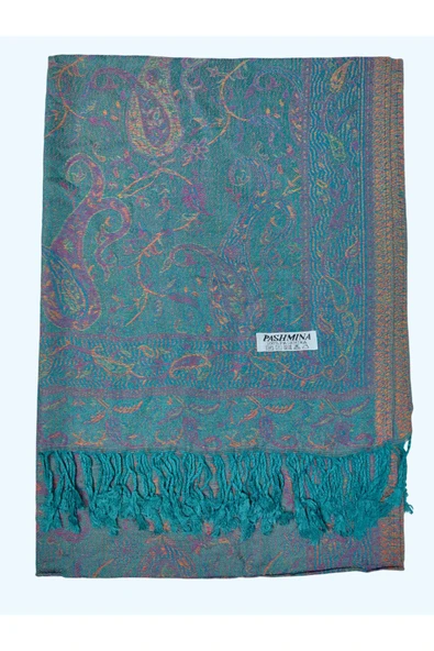 Işıl İpek - Etnik Desen Paşmina Şal 75x190 - 2