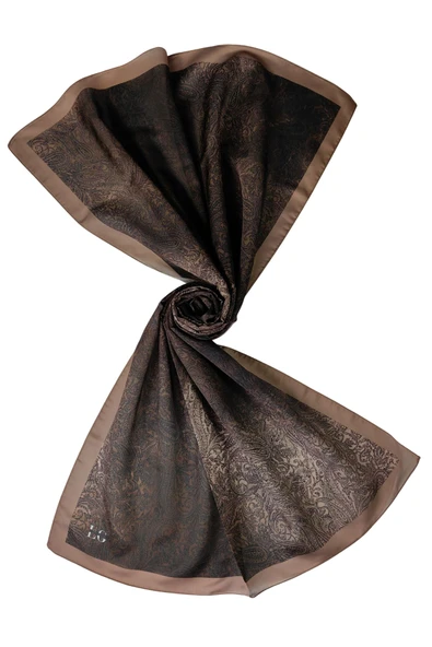 Işıl İpek Cotton Vual Etnik Desenli Şal 75x190 cm - 1