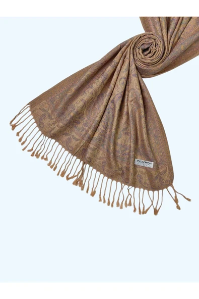 Işıl İpek - Etnik Desen Paşmina Şal 75x190