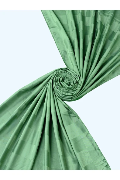 Emproyal Silver Jakar Dama Desenli Şal 75x190 cm - Resim 4