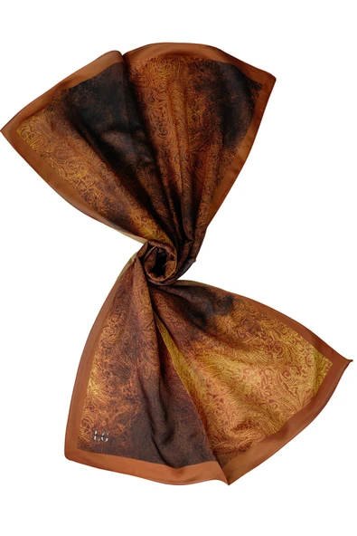 Işıl İpek Cotton Vual Etnik Desenli Şal 75x190 cm ürün görseli