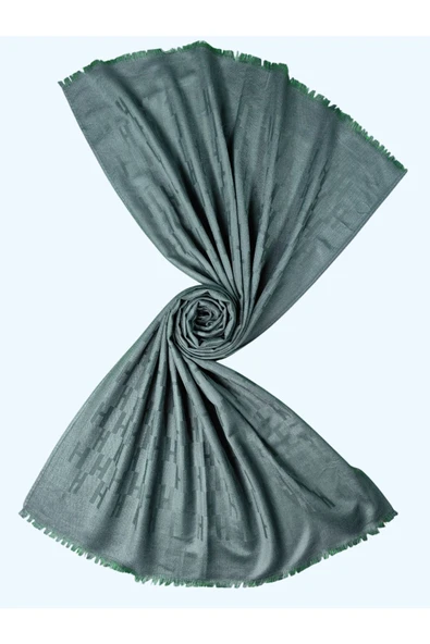 Işıl İpek - H Desen Kaşmir İpek Şal 75x190 cm - Resim 4