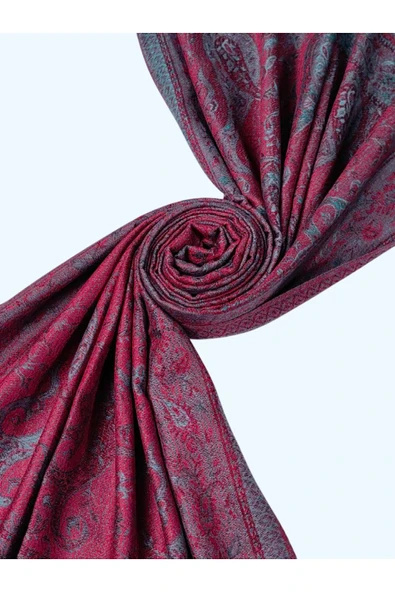 Işıl İpek - Etnik Desen Paşmina Şal 75x190 - 4