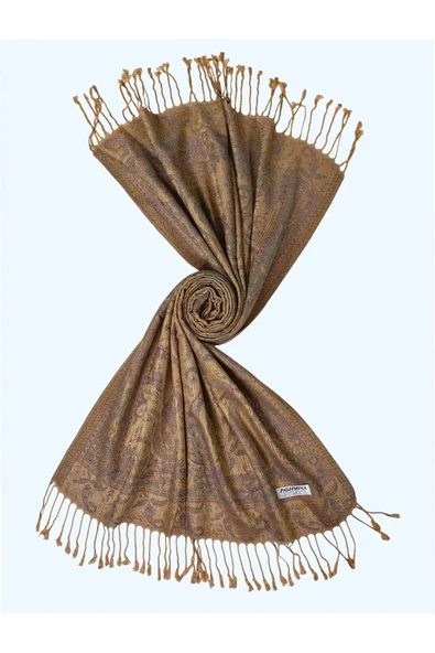 Işıl İpek - Etnik Desen Paşmina Şal 75x190 - 2