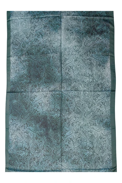 Işıl İpek Cotton Vual Etnik Desenli Şal 75x190 cm - Resim 3