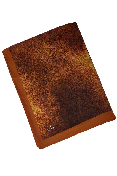 Işıl İpek Cotton Vual Etnik Desenli Şal 75x190 cm - Resim 2