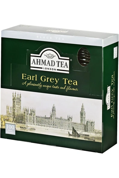 Ahmad Tea Earl Grey Tea Bergamotlu 100 Folyo Zarflı Poşet Çay