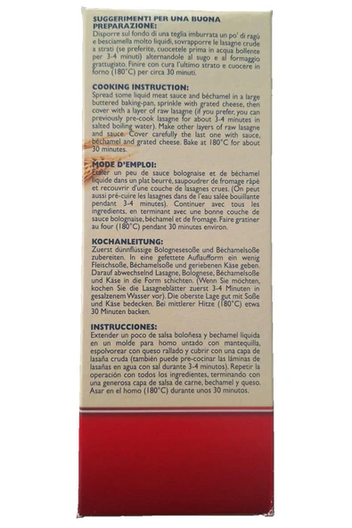 Giglio Sirius Lazanya (LASAGNE Dİ SEMOLA)500 gr - 2