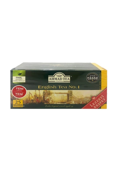 Ahmad Tea English Tea No.1 Bergamot Aromalı Siyah Çay