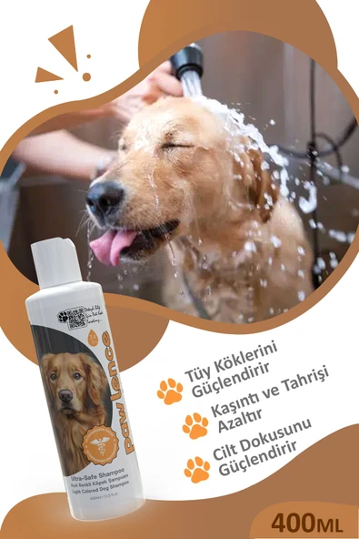 PAWLENCE Ultra-Safe Açık Renkli Köpeklere Özel Şampuan 400ml - 2