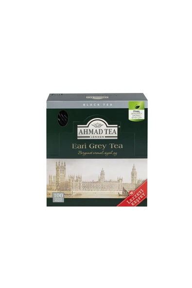 Ahmad Tea Earl Grey Bardak Poşet Çay 100'lü 200 G