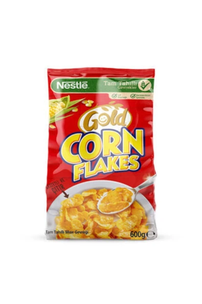 Nestle Gold Corn Flakes Tam Tahıl Mısır Gevreği 650 G