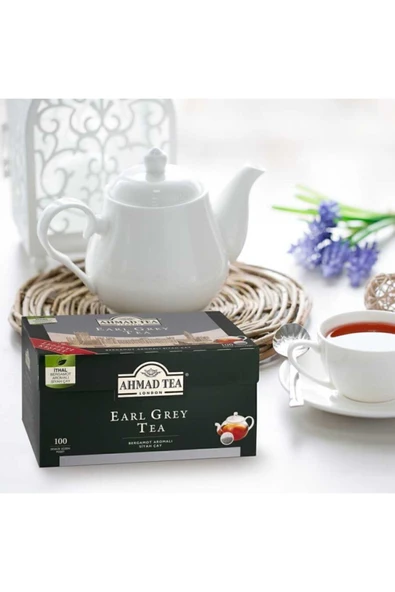 Ahmad Tea Earl Grey Demlik Poşet 100x3.2gr - 3