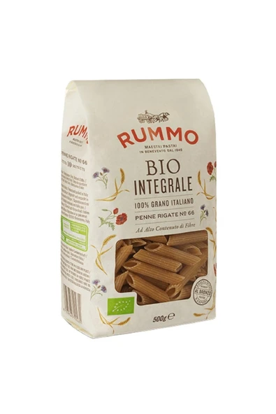 Rummo Organik Kepekli Penne Rigate (kesme Kalem) 500g ürün görseli