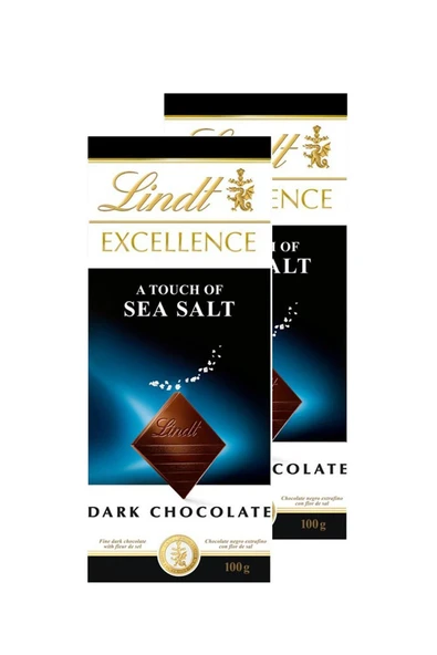 Lindt Excellence Sea Salt Çikolata 100 gr X 2