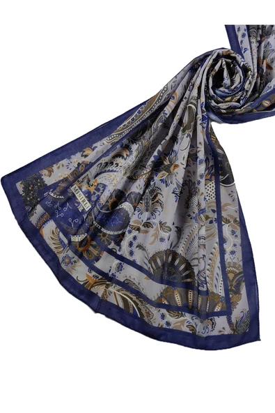 Mısırlı Eşarp Etnik Desenli Pamuklu Şal 75x190 cm ürün görseli