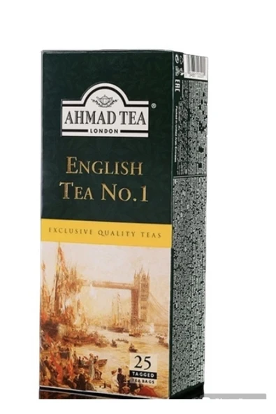 Ahmad Tea English Tea No.1 Bardak Sallama Poşet Çay 25 li x 4 adet