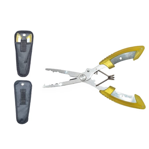 Captain Balıkçı Jig Pensesi Kendinden Kilitli ve Kılıflı 16cm