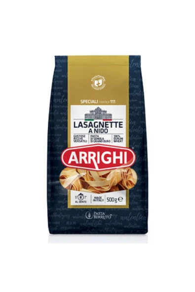 ARRIGHI Lasagnette A Nido Makarna 500 G ürün görseli