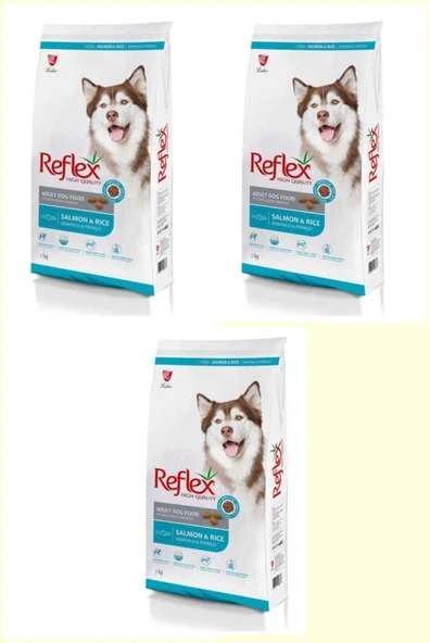 Reflex Somonlu ve Pirinçli Yetişkin Köpek Maması 3kg* 3 ADET