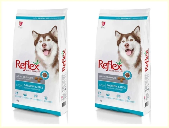 Reflex Somonlu ve Pirinçli Yetişkin Köpek Maması 3kg* 2 ADET