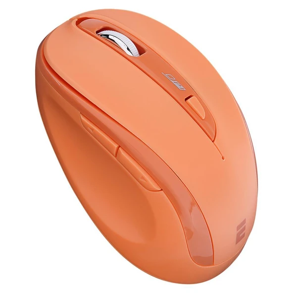 Everest KM-6281 CANDY Renkli Tuşlu Turuncu Kablosuz Q Multimedia Klavye + Mouse Set - 6