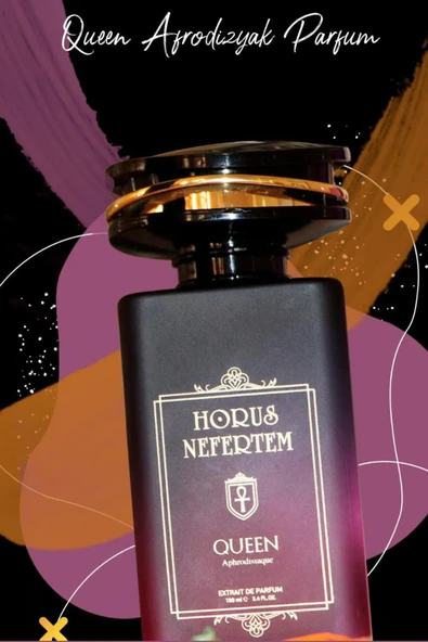 Horus Nefertem Queen Kadın Parfüm Hediye Yılbaşı EDP Afro Oud Aphrodisiac Aphro Etkili Parfüm Aşk Kokusu