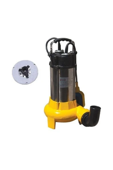 Attlas V1100d-f Parçalayıcı Bıçaklı Döküm Gövdeli 1,5 Hp Atık Su Pompası
