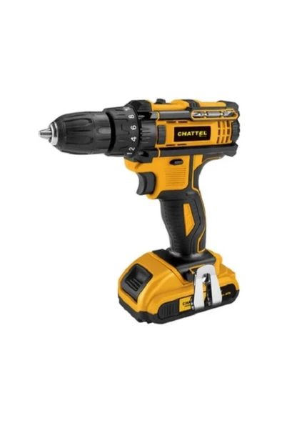 chattel 12 Volt Profesyonel 21v Akülü Delme Vidalama 2a Çift Akü Çantalı Cht 4418 2 Yıl 2.0 - 2.4 Ah 2 Darb
