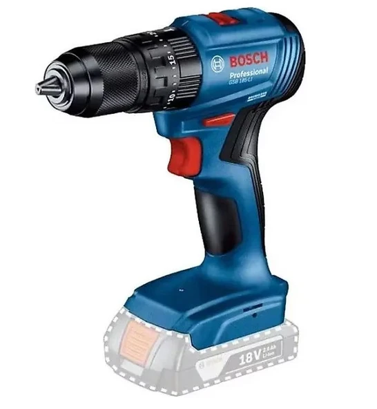 Bosch Gsb 185 li Darbeli Matkap (SOLO), (ŞARJ CİHAZI ,BATARYA VE ÇANTA DAHİL DEĞİLDİR. )