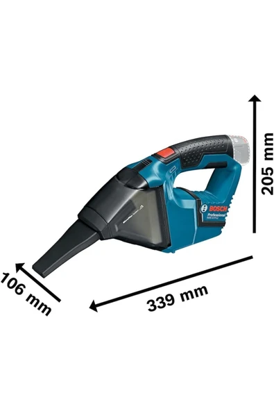 Bosch Professional Gas 12v Akülü El Süpürgesi (AKÜ VE ŞARJ HARİÇ) - 06019e3000 - 3