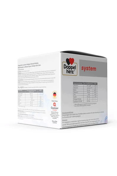 Doppelherz System Kollagen Beauty 30 X 25 ml Flakon - Resim 7