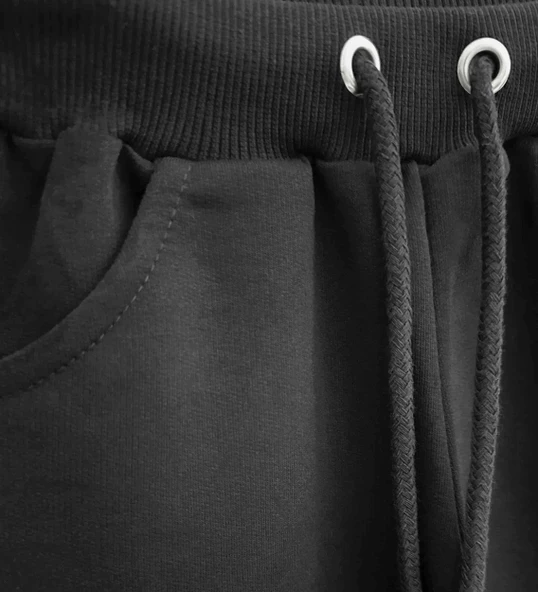 Triliya Pamuklu Unisex Çocuk Kapri Takımı (Cepli & Kordonlu, 3-12 Yaş) TRL-27 - 9