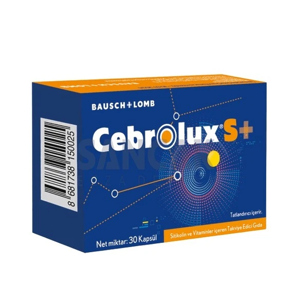 Cebrolux S + Sitikolin Vitamin 30 Kapsül ürün görseli