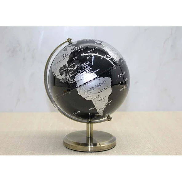 Dekoratif Masa Üstü Dünya Küre - Resim 2