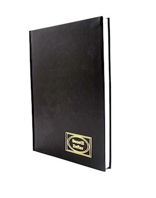Dilman Senetli Defter - Ciltli Senet Defteri - 2 adet